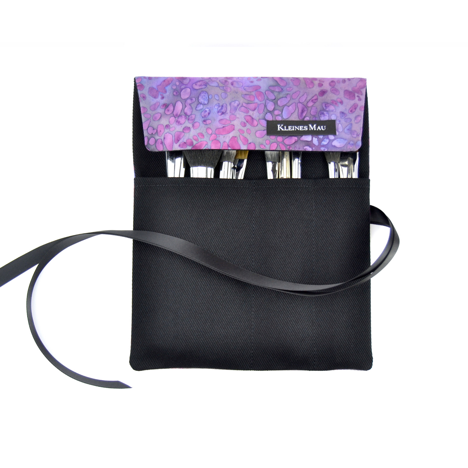 Pinseltasche für Make Up Pinsel LIla