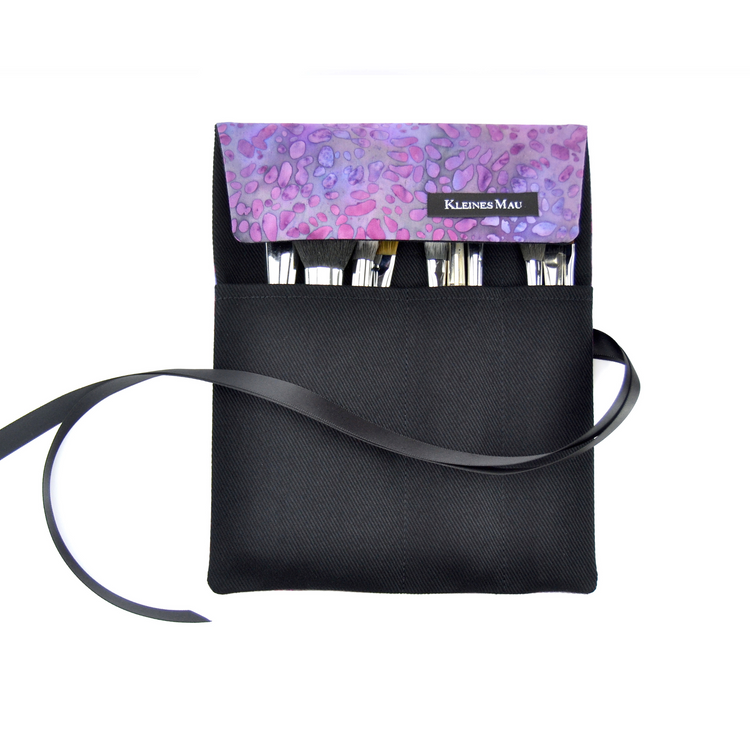 Pinseltasche für Make Up Pinsel LIla