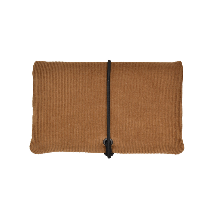 XL Tabakbeutel "Caramel" - Tabaktasche aus braunem Cord