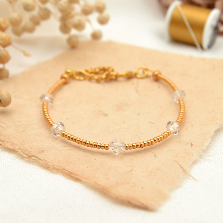 Filigranes Perlenarmband "Twinkle Twinkle"
