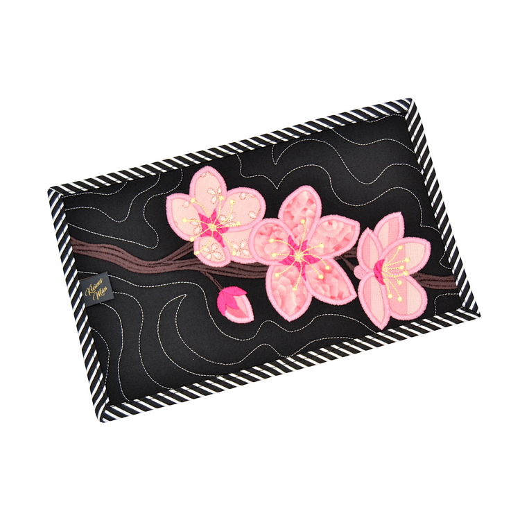 Großer Tassen Untersetzer Mug Rug "Cherry Blossom"