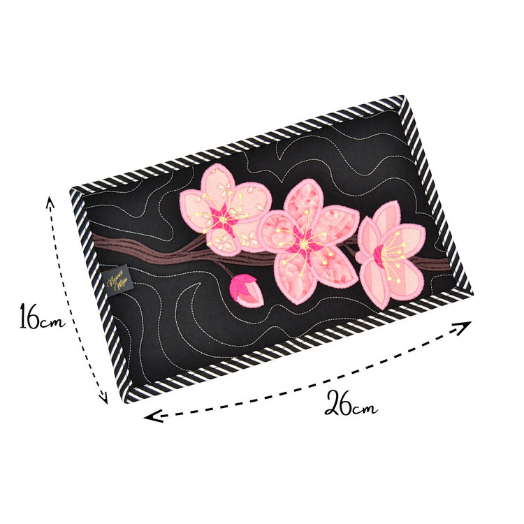 Großer Tassen Untersetzer Mug Rug "Cherry Blossom"