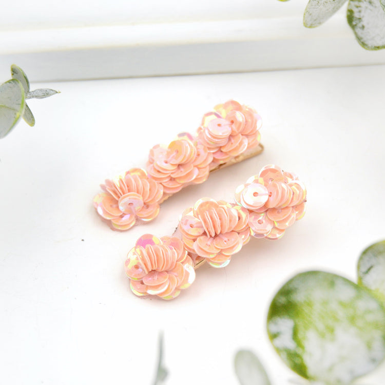 Haarclips 2er Set mit Pailletten