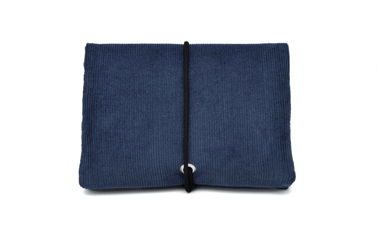 Tabakbeutel "Navy Officer" aus blauem Cord