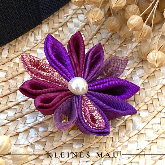Blütenbrosche "Amethyst Dream"
