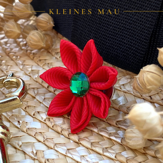 Mini Brosche "Christmas Red"
