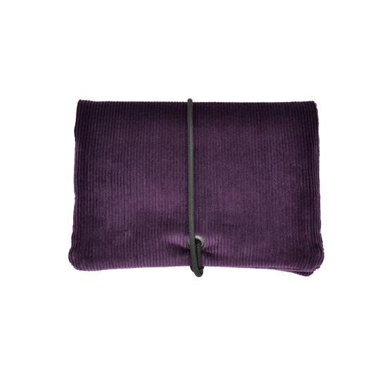 Tabakbeutel "Melanzani" aus dunkelilla Cord