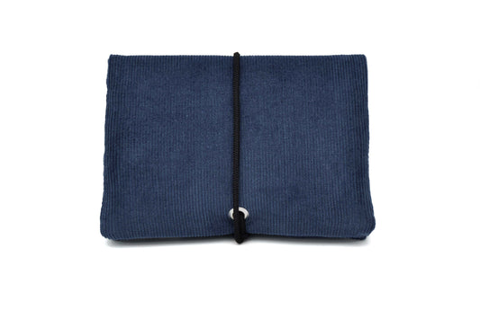 Tabakbeutel "Navy Officer" aus blauem Cord